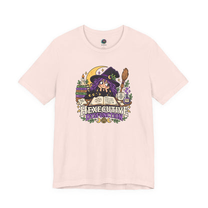 Hexecutive Dysfunction T-Shirt - Funny Witchy ADHD Humor Tee