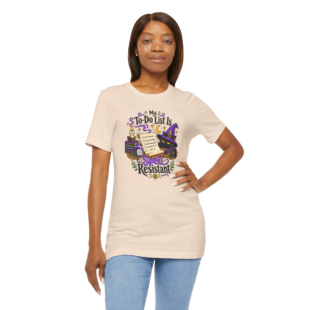 My To-Do List Is Spell Resistant T-Shirt – Funny Witchy ADHD Tee