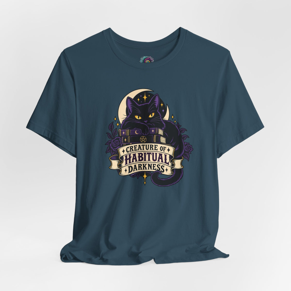 Creature of Habitual Darkness T-Shirt – Black Cat Goth Tee