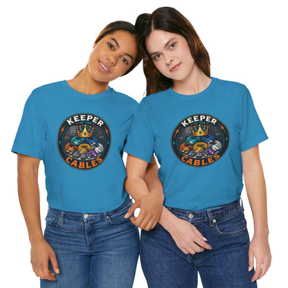 Keeper of the Cables T-Shirt – Funny Tech Dad Cable Tee