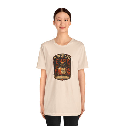 Pumpkin Spice Elixir T-Shirt – Funny Witchy Fall Coffee Tee