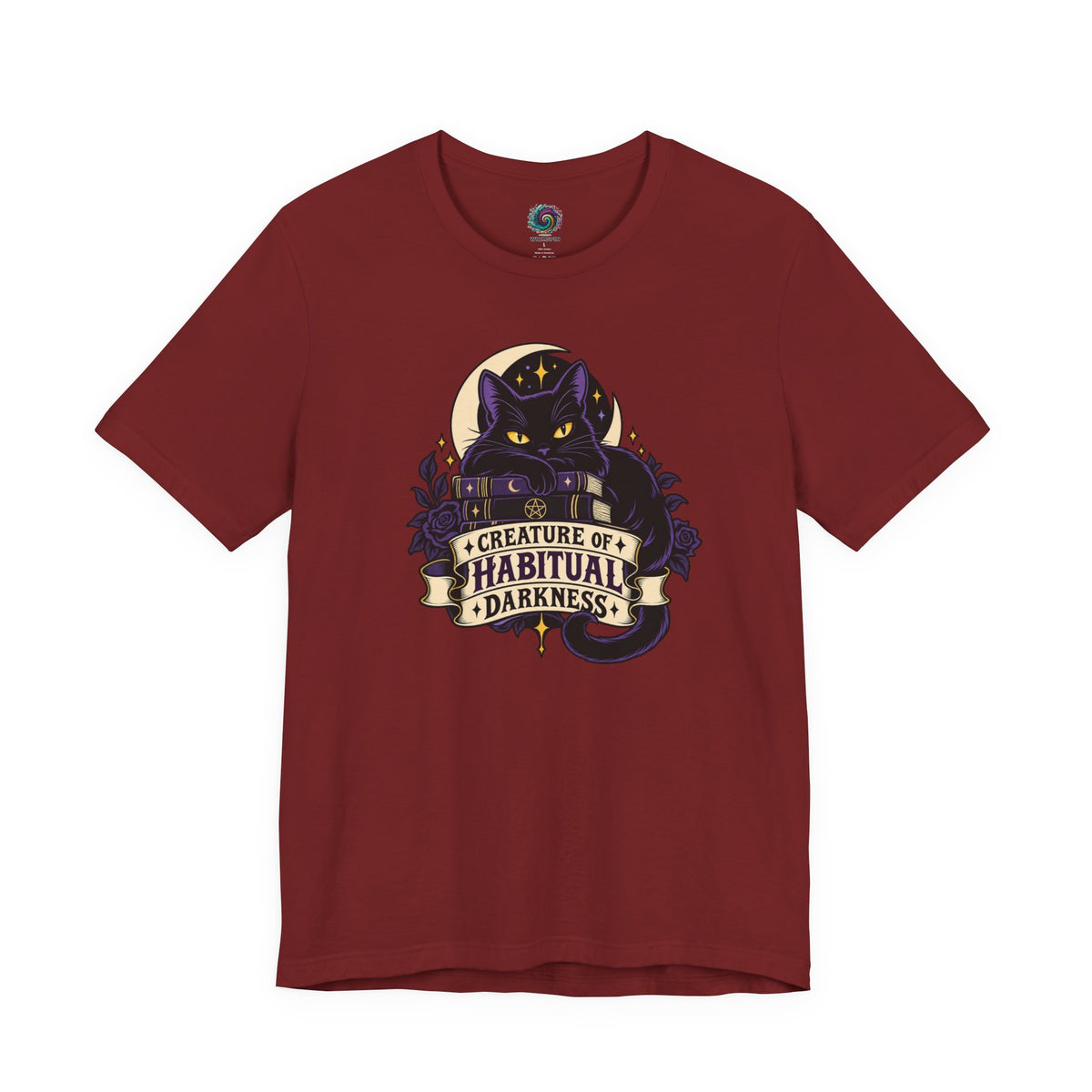 Creature of Habitual Darkness T-Shirt – Black Cat Goth Tee