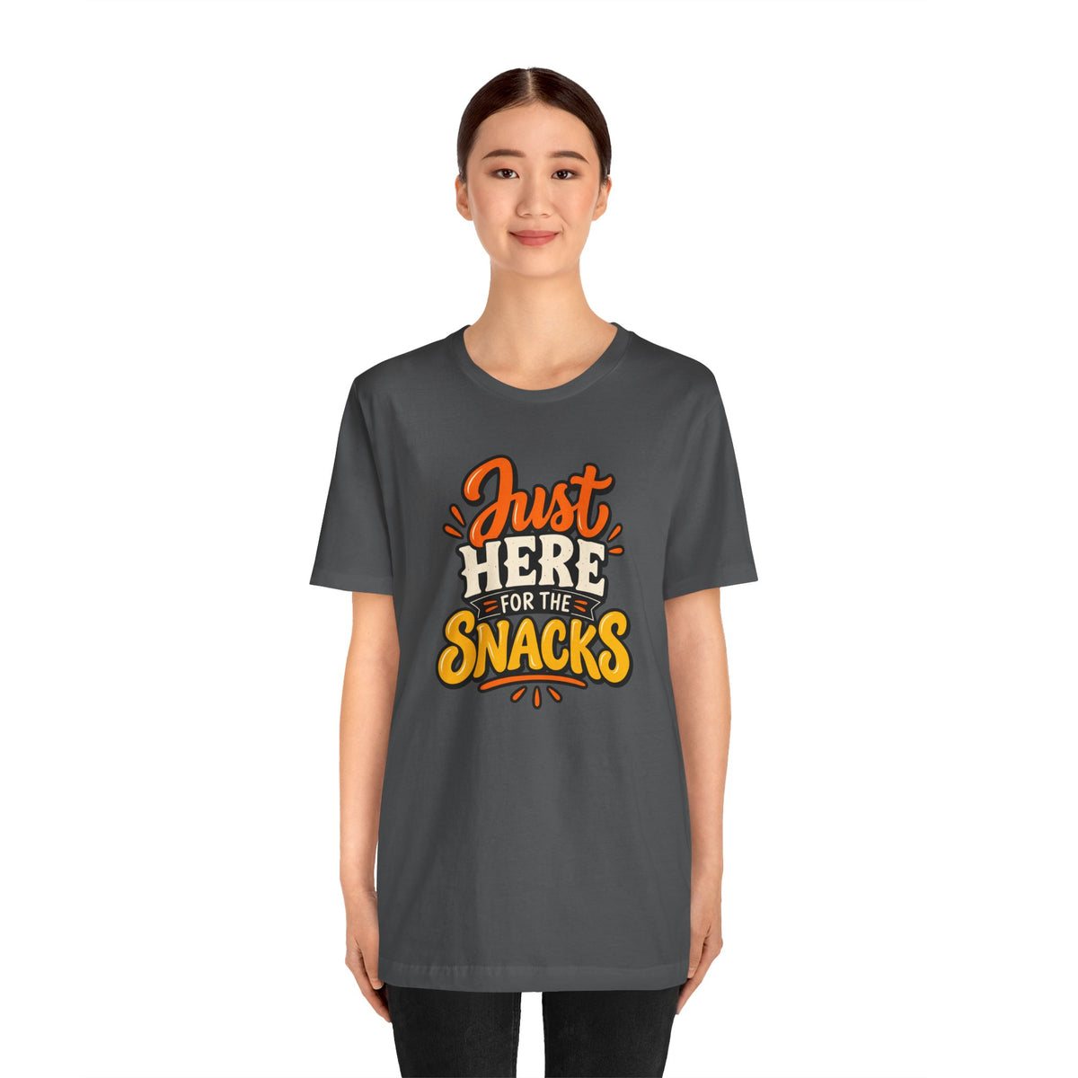 Just Here for the Snacks T-Shirt – Funny Halloween Foodie Tee