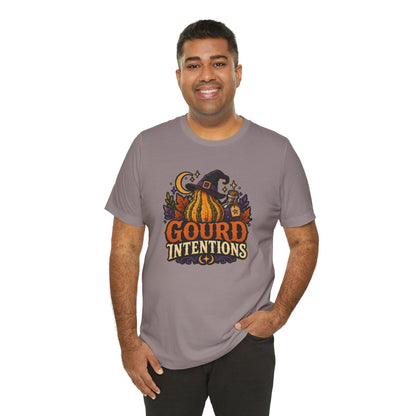 Gourd Intentions T-Shirt – Funny Witchy Fall Pumpkin Tee