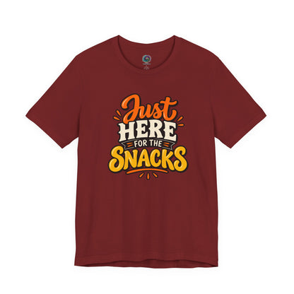 Just Here for the Snacks T-Shirt – Funny Halloween Foodie Tee
