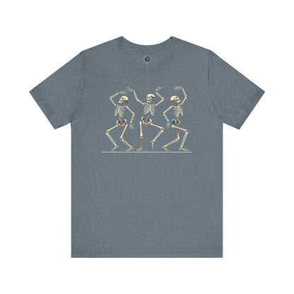Dancing Skeleton T-Shirt – Funny Halloween Skeleton Shirt for Spooky Season