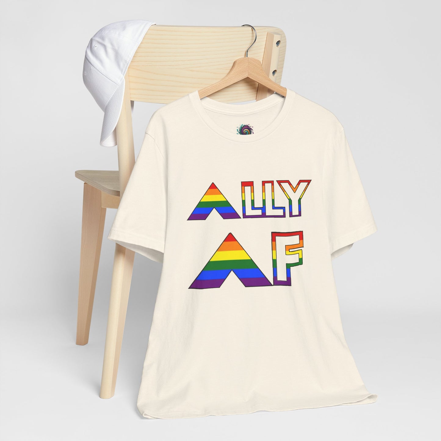 Ally AF Pride Tee – Bold LGBTQ+ Support Shirt for Loud Allies