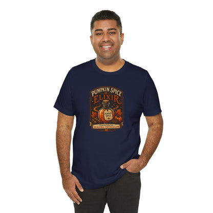 Pumpkin Spice Elixir T-Shirt – Funny Witchy Fall Coffee Tee