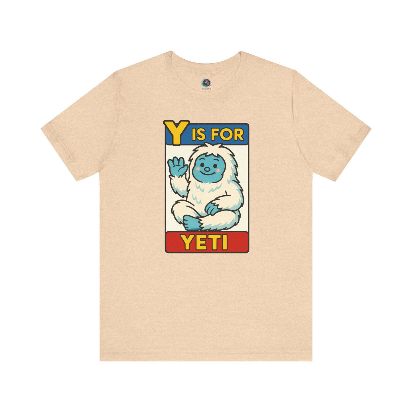 Y Is for Yeti T-Shirt – Cute Winter Monster Tee from the Monster Alphabet Series
