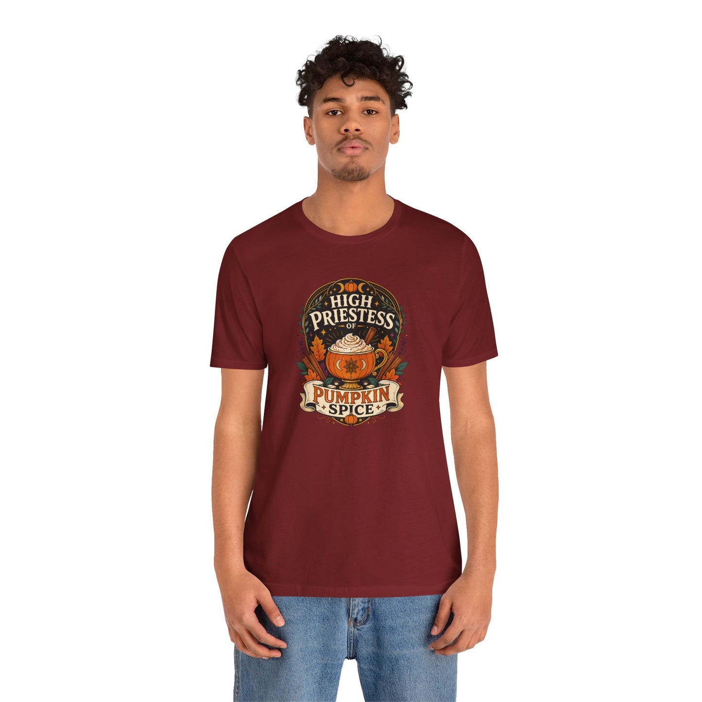 High Priestess of Pumpkin Spice T-Shirt – Funny Fall Tee