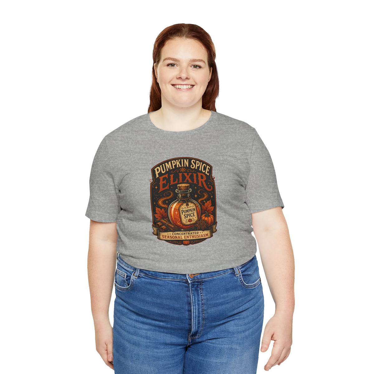 Pumpkin Spice Elixir T-Shirt – Funny Witchy Fall Coffee Tee