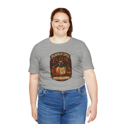 Pumpkin Spice Elixir T-Shirt – Funny Witchy Fall Coffee Tee