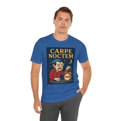 Carpe Noctem Vampire T-Shirt – Funny Halloween Tee for Night Owls