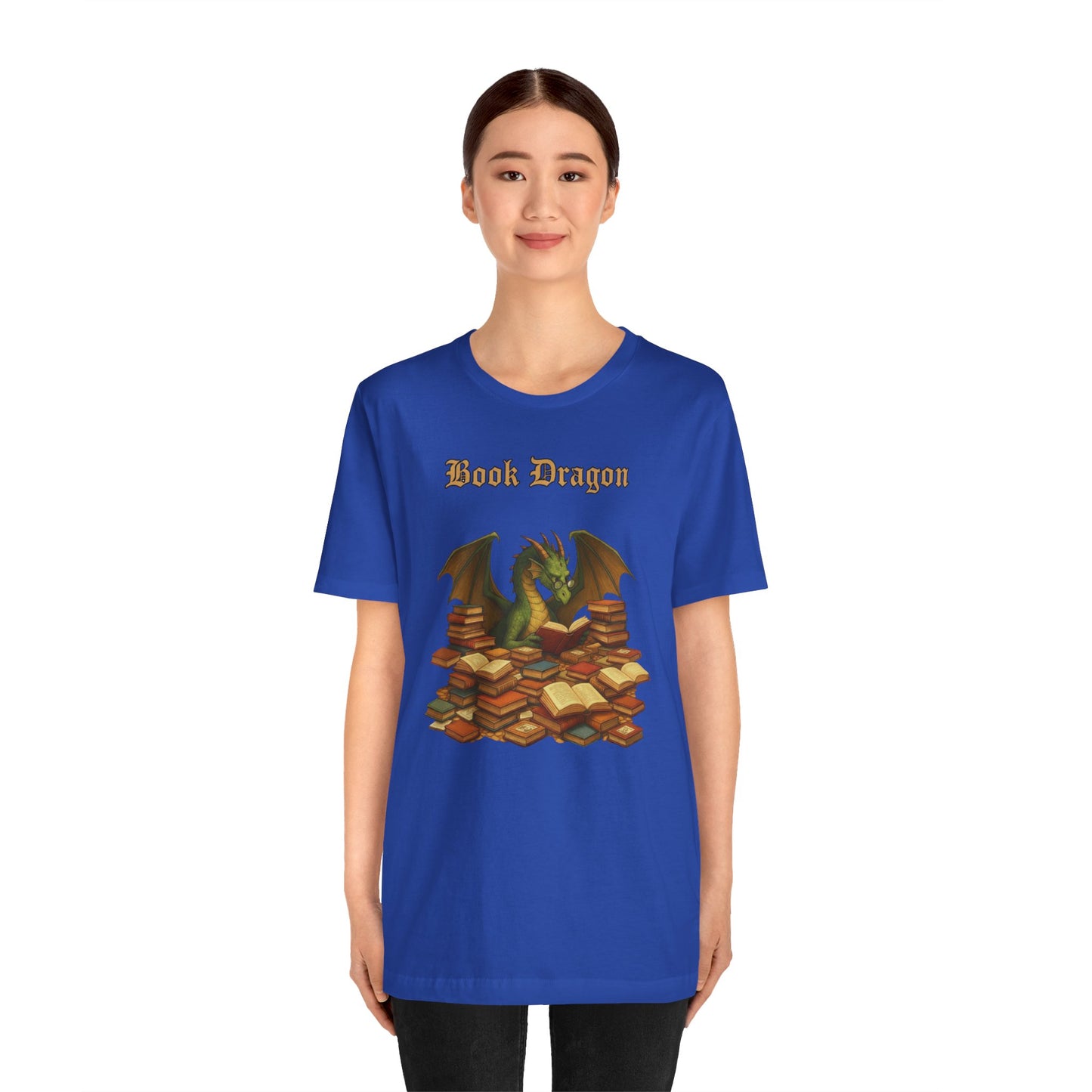 Book Dragon T-Shirt – Funny Book Lover Shirt & Gifts for Readers