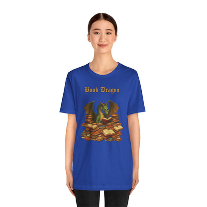 Book Dragon T-Shirt – Funny Book Lover Shirt & Gifts for Readers