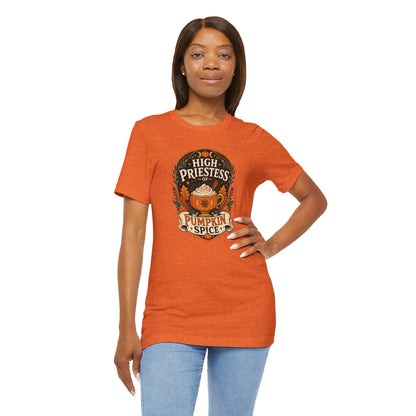 High Priestess of Pumpkin Spice T-Shirt – Funny Fall Tee