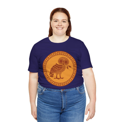 Athena’s Owl T-Shirt – Greek Mythology Bird Tee