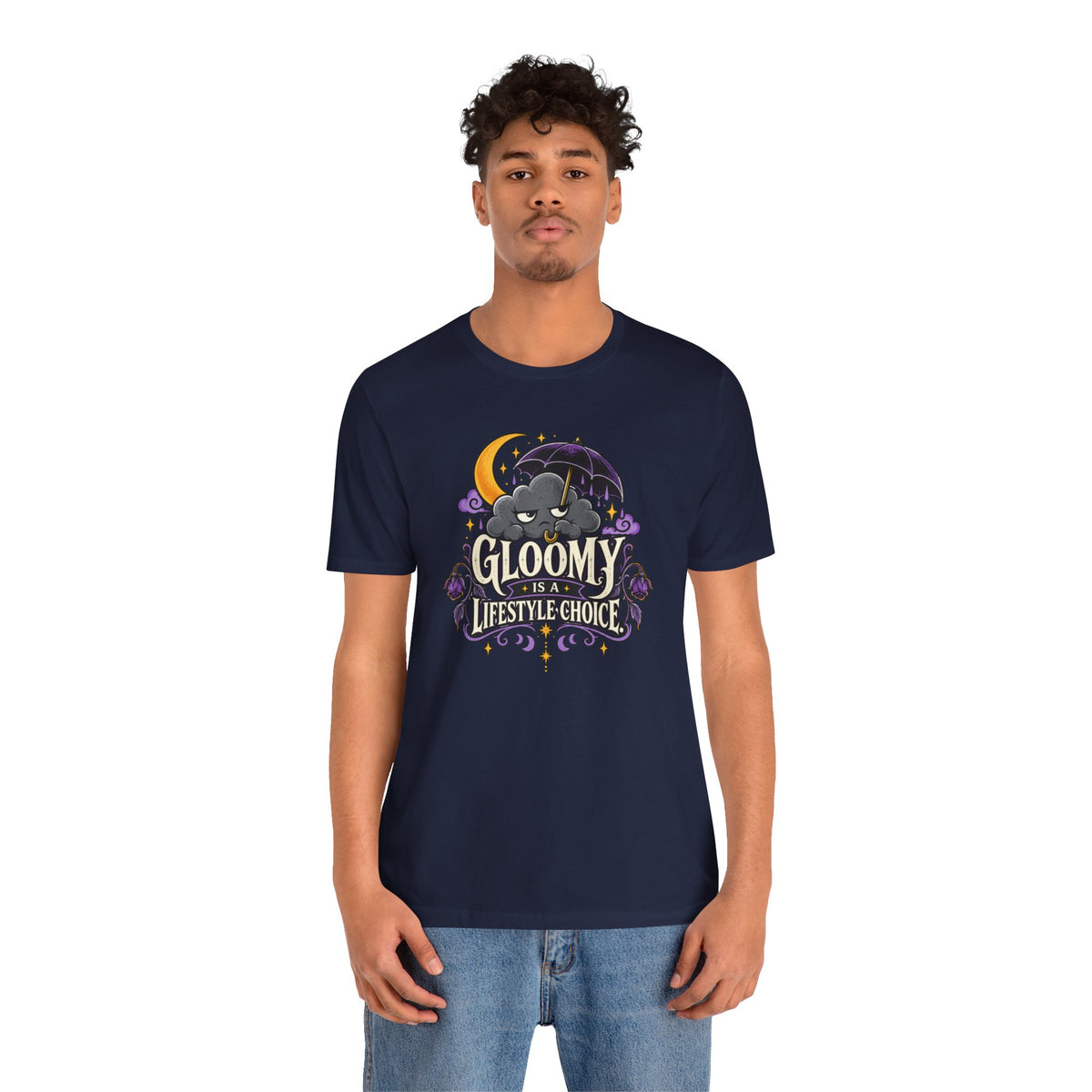Gloomy Is a Lifestyle Choice T-Shirt – Funny Goth Halloween Tee