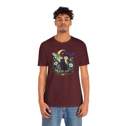 Moonlight Menagerie T-Shirt – Witchy Nocturnal Animals Tee