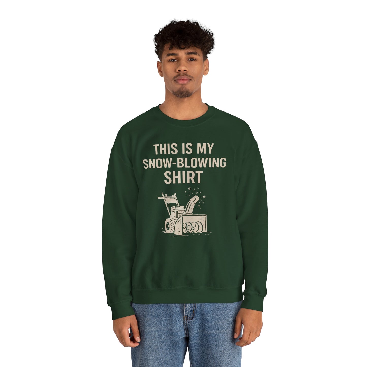 This Is My Snow-Blowing Sweatshirt – Funny Winter Chore Pullover