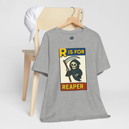 R Is for Reaper T-Shirt – Cute Grim Reaper Shirt from the Monster Alphabet Series