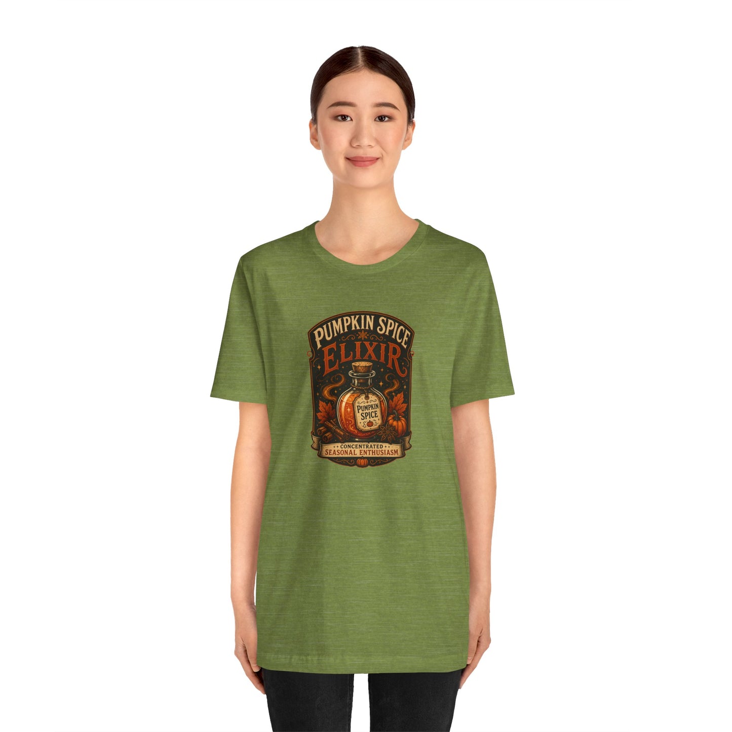 Pumpkin Spice Elixir T-Shirt – Funny Witchy Fall Coffee Tee