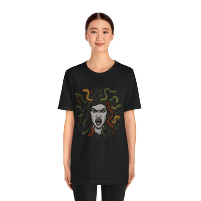 Medusa T-Shirt – Greek Mythology Gorgon Graphic Tee