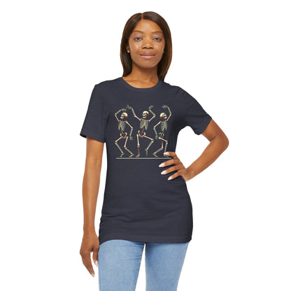 Dancing Skeleton T-Shirt – Funny Halloween Skeleton Shirt for Spooky Season