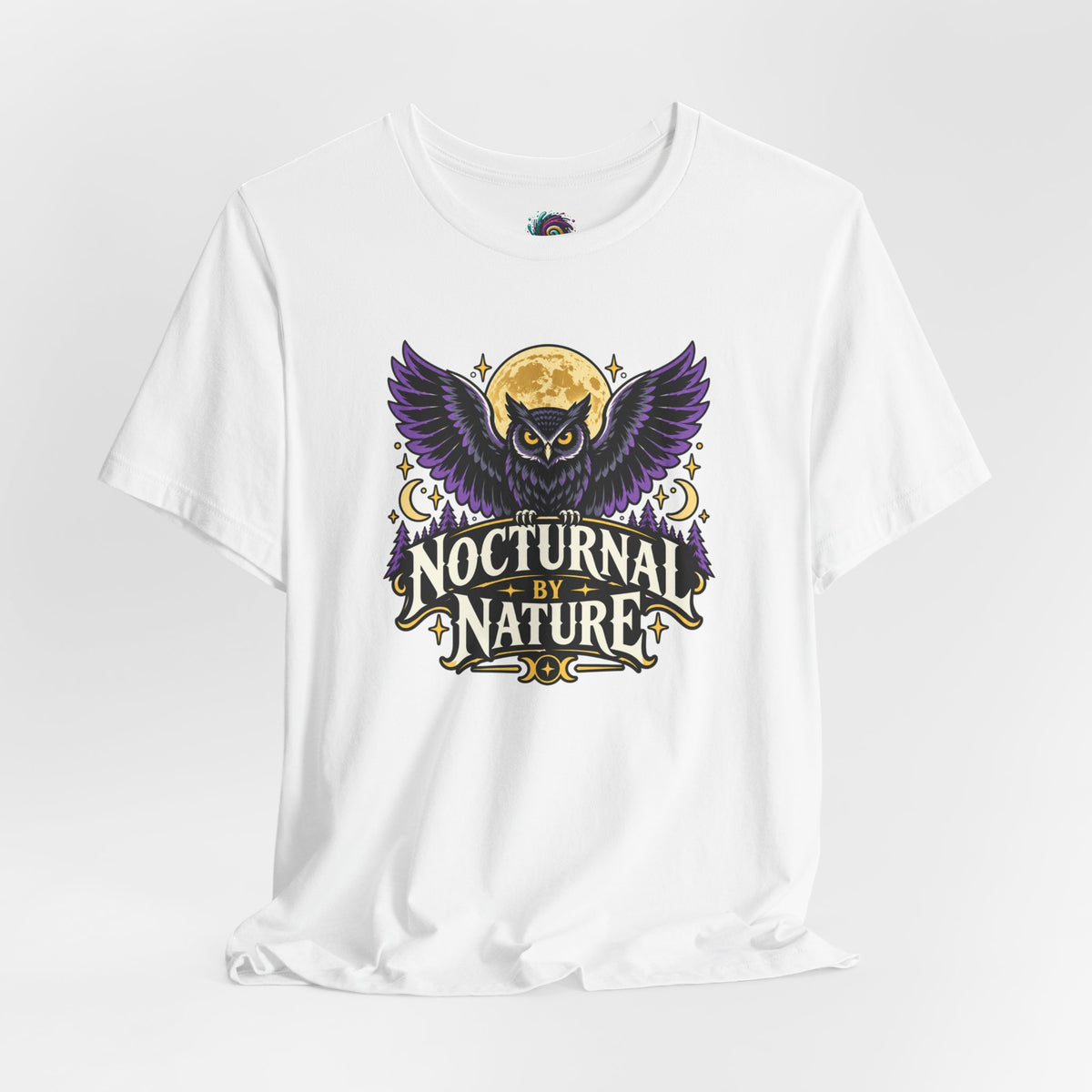 Nocturnal by Nature T-Shirt – Moonlit Owl Graphic Tee