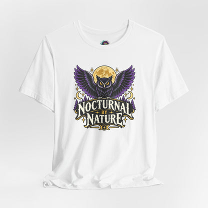 Nocturnal by Nature T-Shirt – Moonlit Owl Graphic Tee