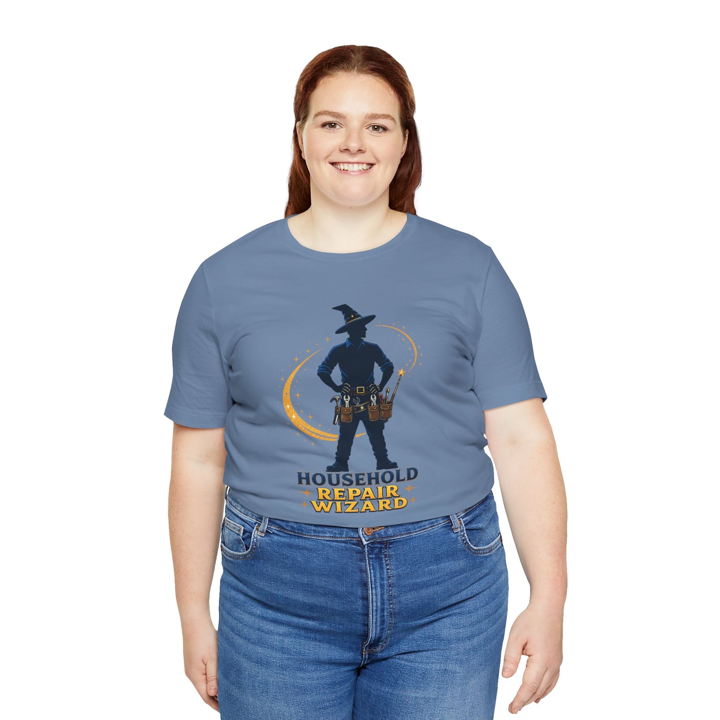 Household Repair Wizard T-Shirt – Funny Handy Dad Tee