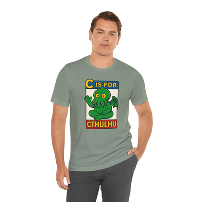 C is for Cthulhu Graphic Tee – Funny Cthulhu Shirt