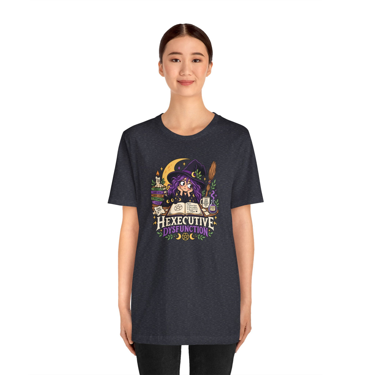 Hexecutive Dysfunction T-Shirt - Funny Witchy ADHD Humor Tee