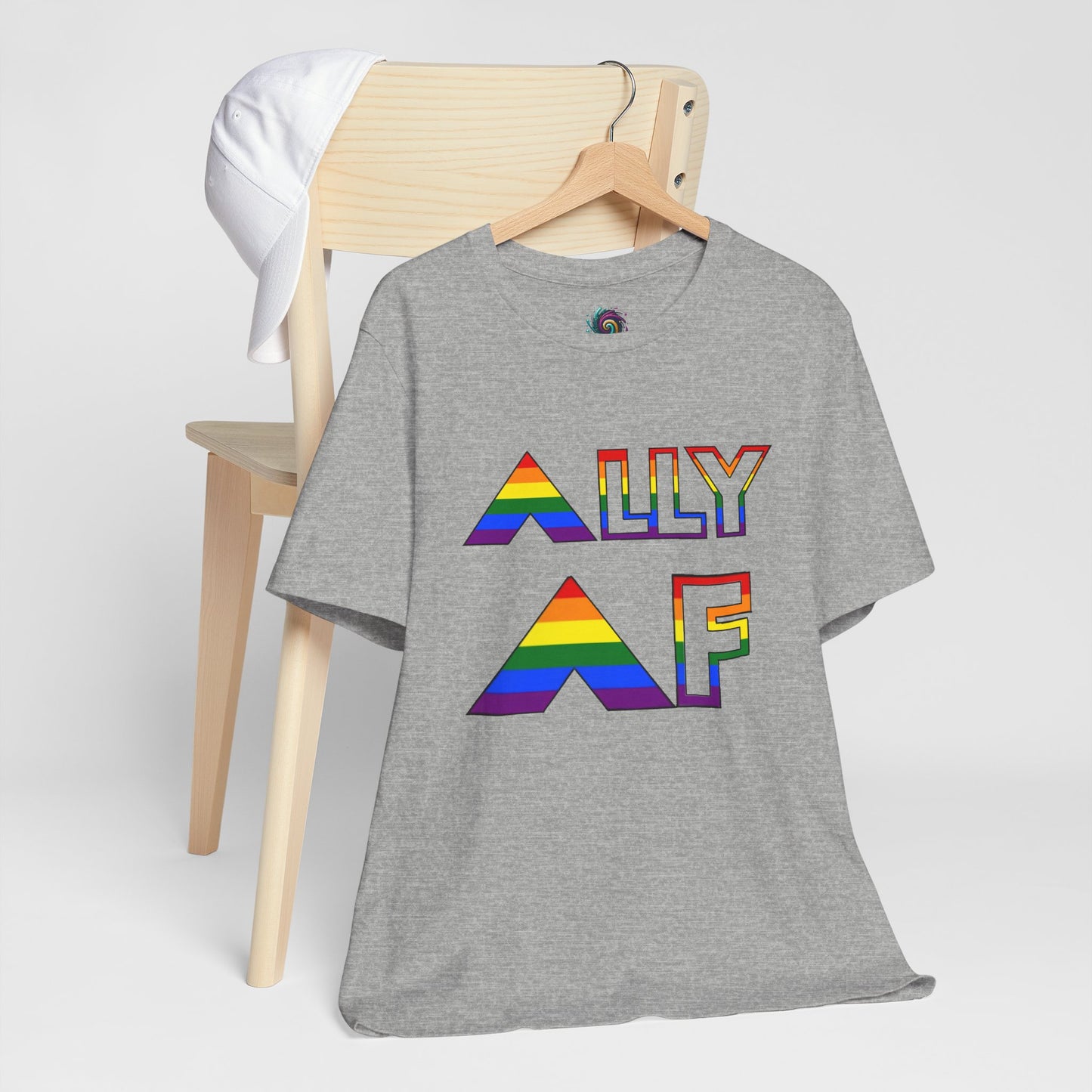 Ally AF Pride Tee – Bold LGBTQ+ Support Shirt for Loud Allies