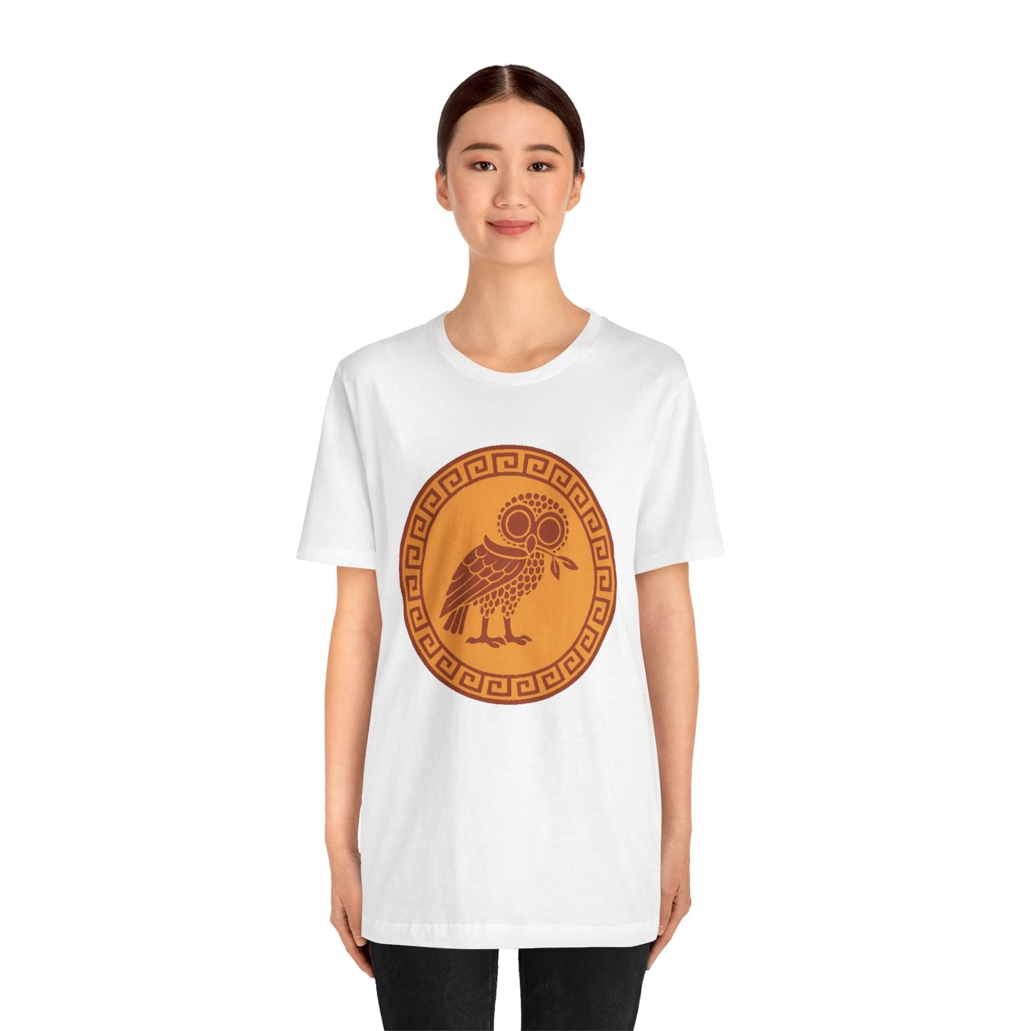 Athena’s Owl T-Shirt – Greek Mythology Bird Tee