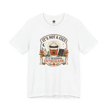 It’s Not a Cult Pumpkin Spice T-Shirt – Funny Fall Tee