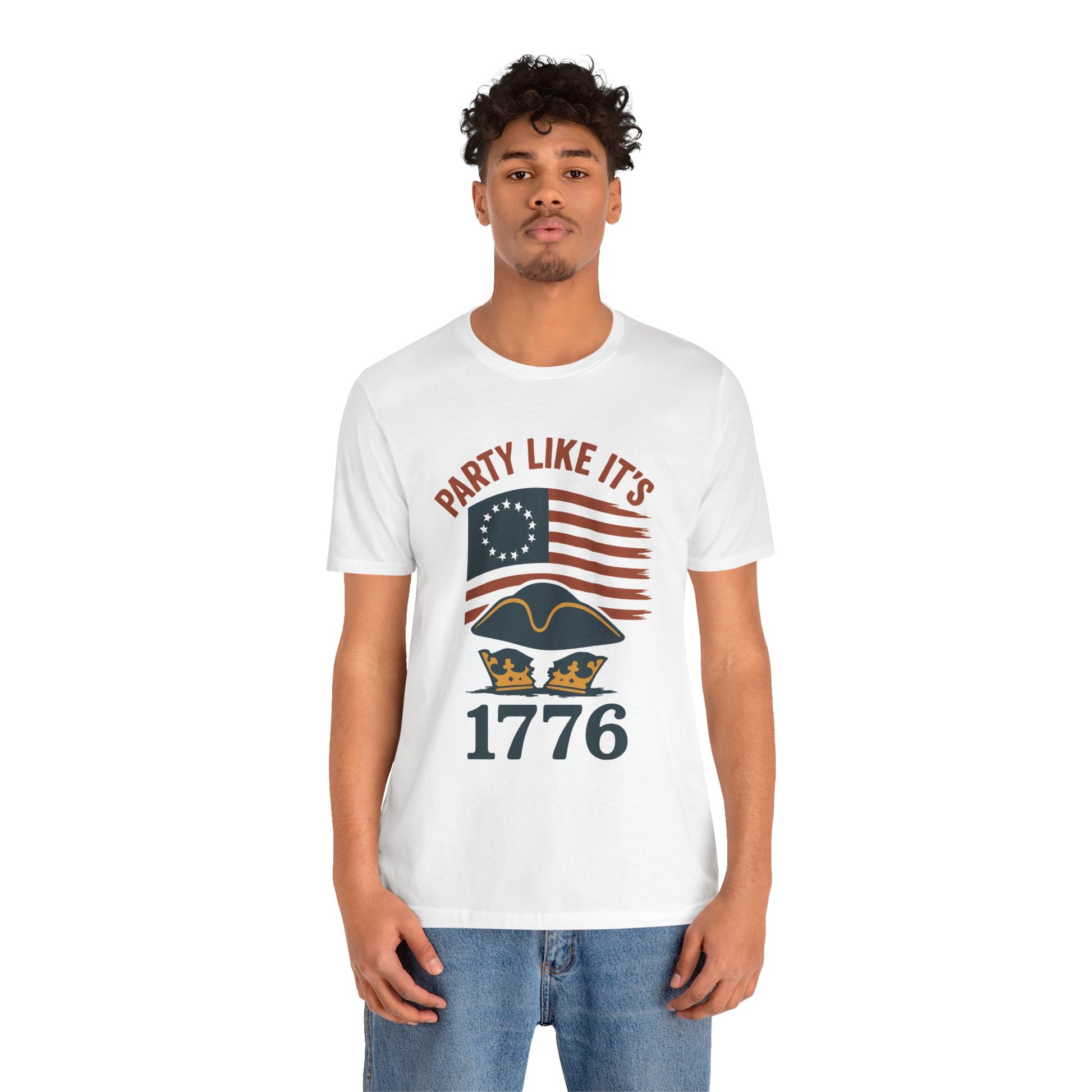 Party Like It’s 1776 T-Shirt – Revolutionary Spirit USA Tee - WhimSpin - https://whimspin.com