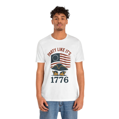 Party Like It’s 1776 T-Shirt – Revolutionary Spirit USA Tee - WhimSpin - https://whimspin.com