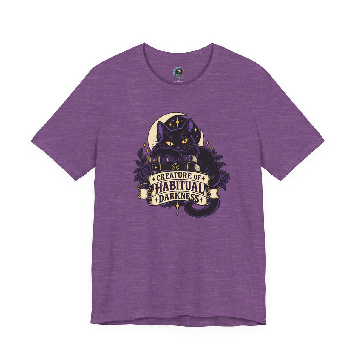 Creature of Habitual Darkness T-Shirt – Black Cat Goth Tee