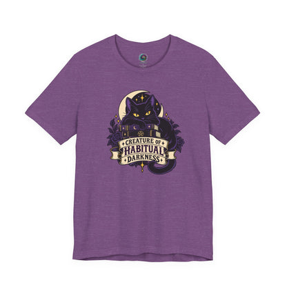Creature of Habitual Darkness T-Shirt – Black Cat Goth Tee