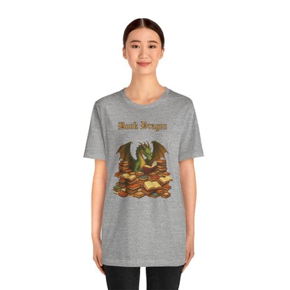 Book Dragon T-Shirt – Funny Book Lover Shirt & Gifts for Readers