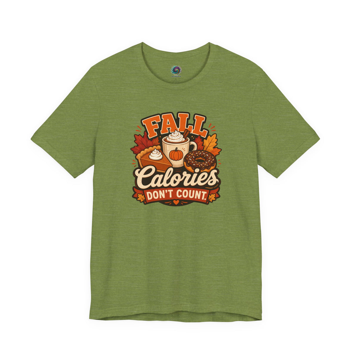Fall Calories Don’t Count T-Shirt – Funny Pumpkin Spice Food Tee