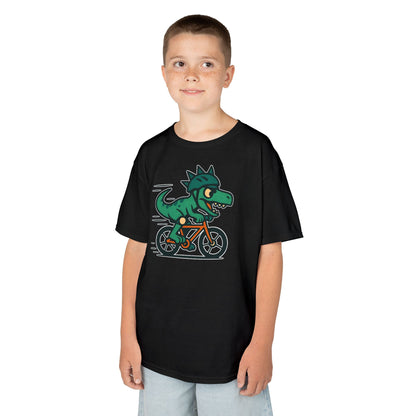 Kids Velociraptor Bike T-Shirt – Funny Dino Velo Tee