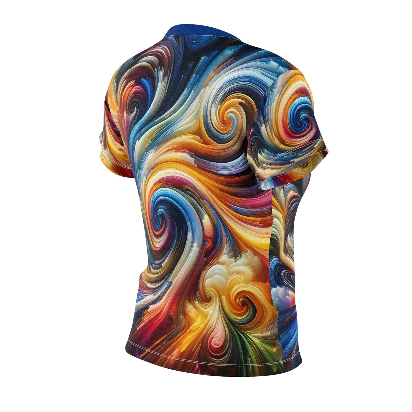Color Storm Swirl Tee – Vivid Abstract Graphic T-Shirt