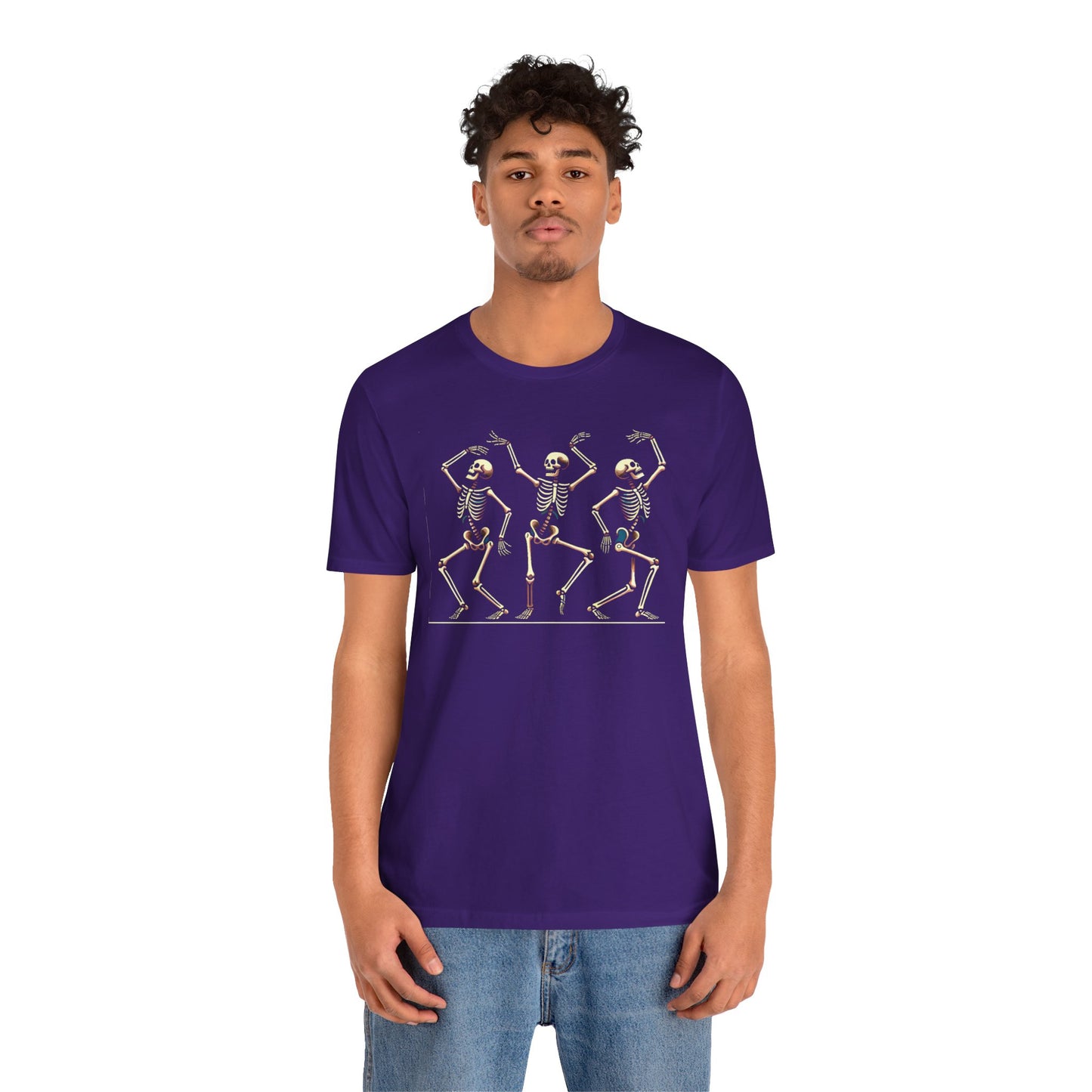 Dancing Skeleton T-Shirt – Funny Halloween Skeleton Shirt for Spooky Season