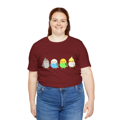 Chirpy Flock Bird T-Shirt – Cute Tee for Animal Lovers - WhimSpin - https://whimspin.com