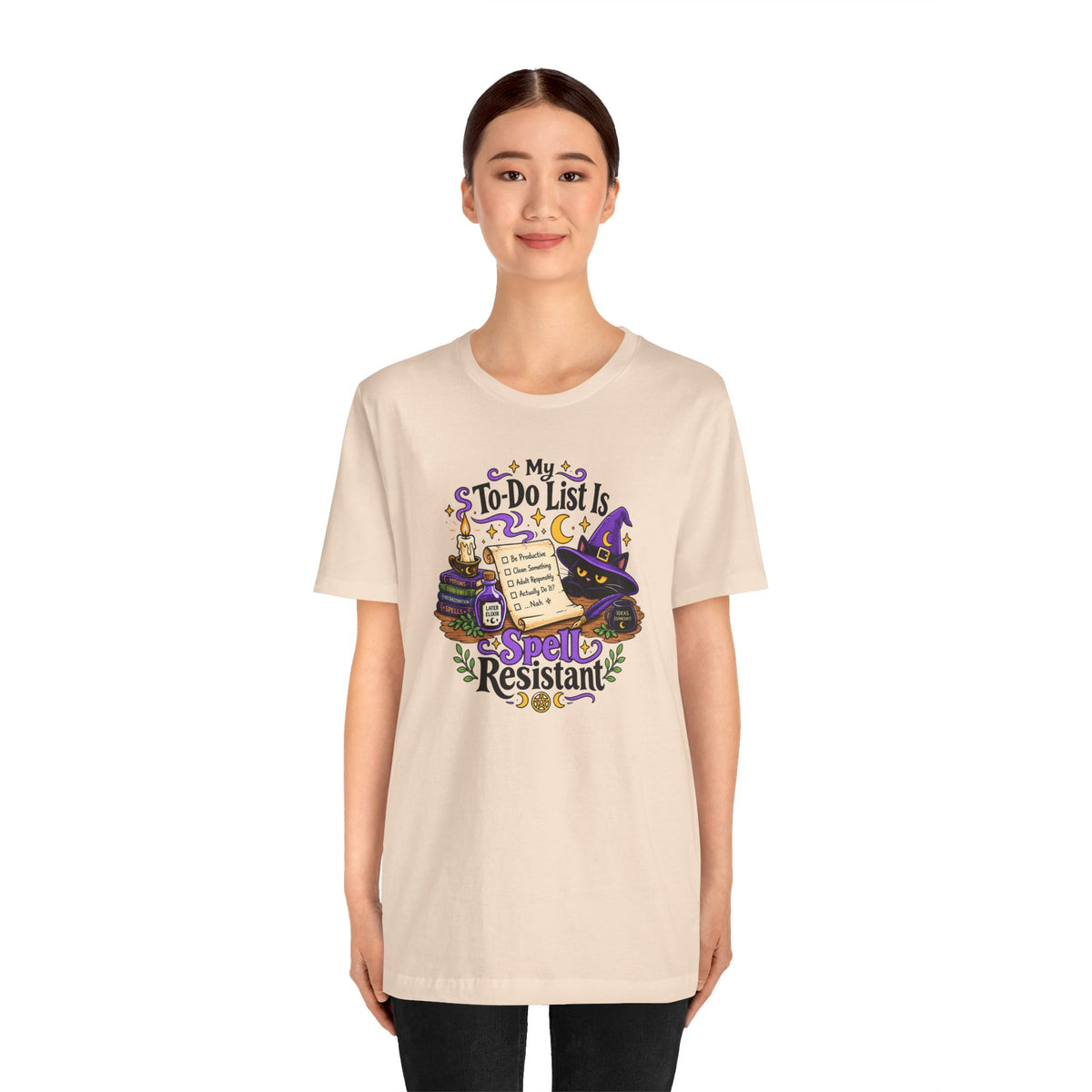My To-Do List Is Spell Resistant T-Shirt – Funny Witchy ADHD Tee