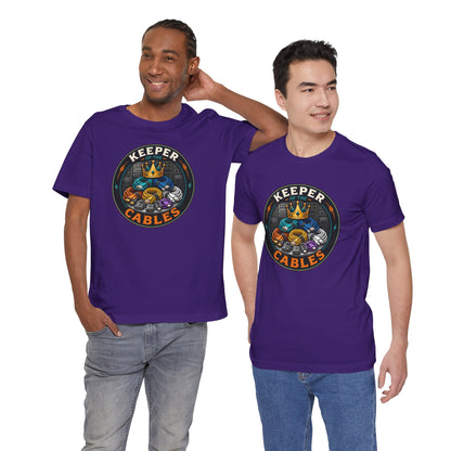 Keeper of the Cables T-Shirt – Funny Tech Dad Cable Tee