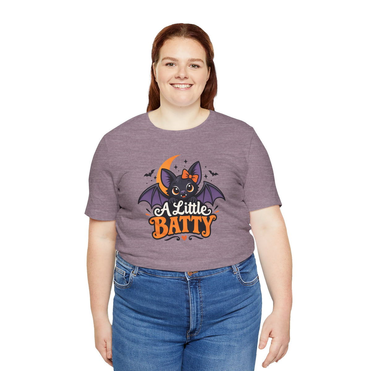 A Little Batty T-shirt - Cute Funny Halloween Bat Tee