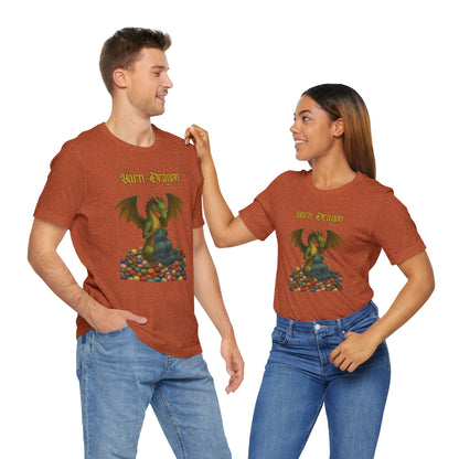 Yarn Dragon T-Shirt – Funny Knitting Dragon Shirt for Yarn Lovers